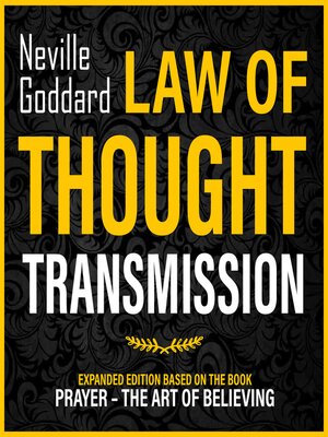 cover image of Law of Thought Transmission
